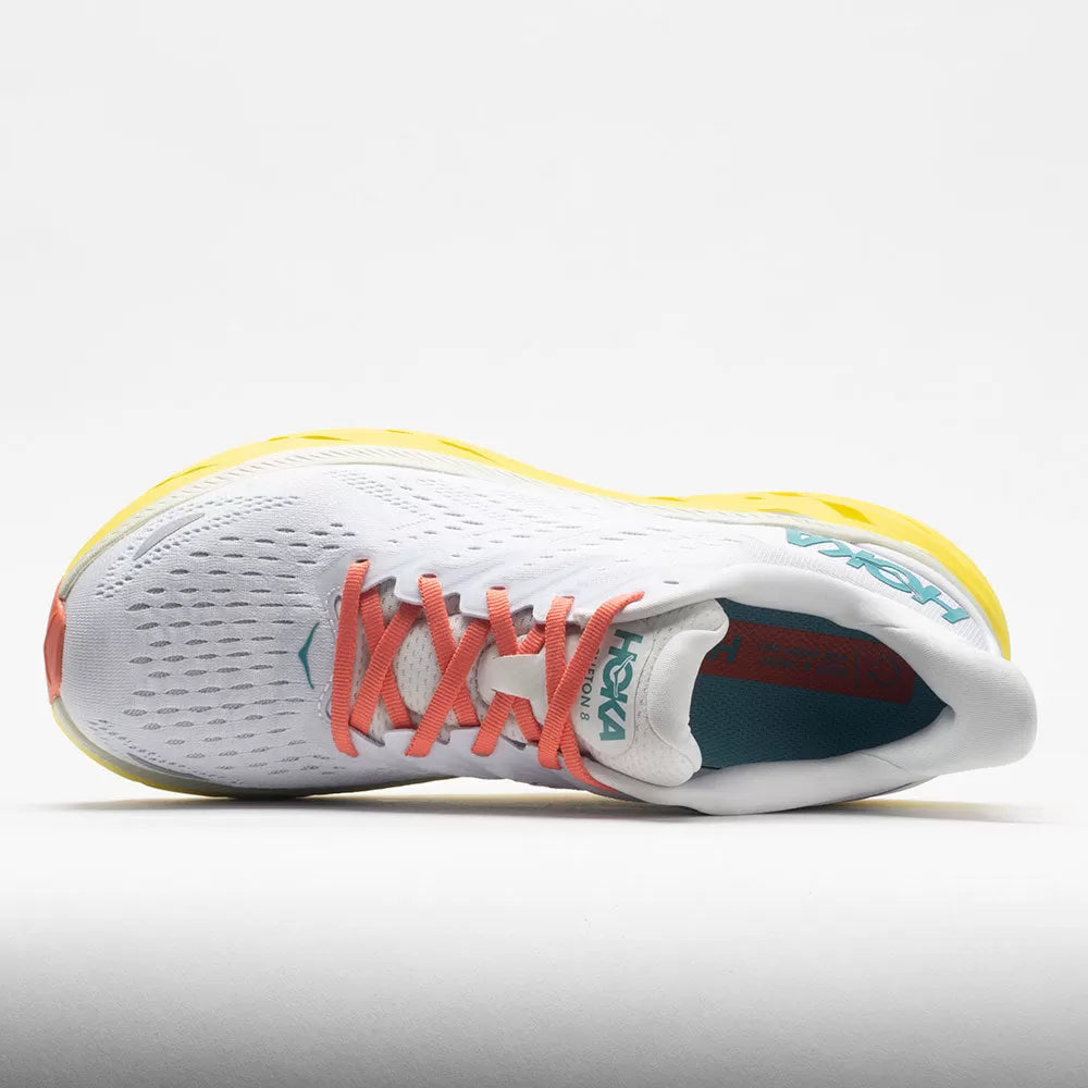 Hoka Clifton 8 Men's Blanc de Blanc/Illuminating