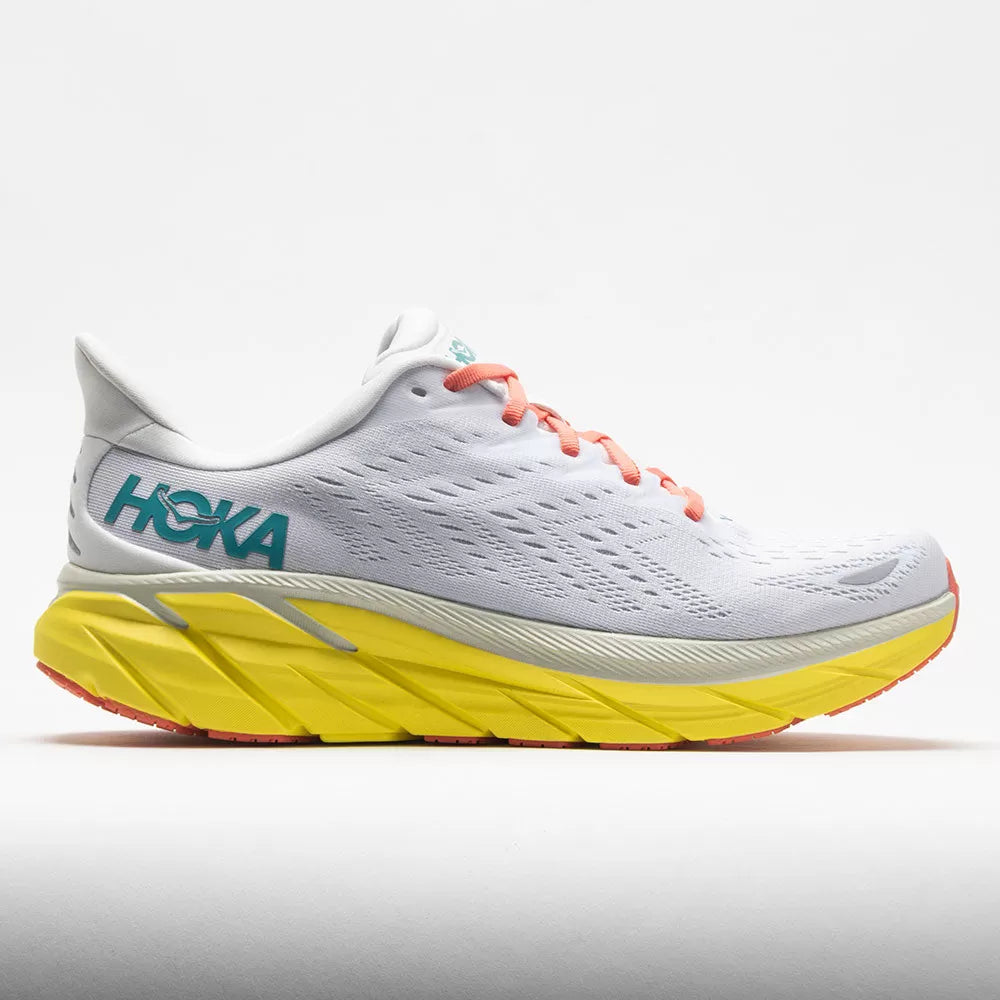 Hoka Clifton 8 Men's Blanc de Blanc/Illuminating