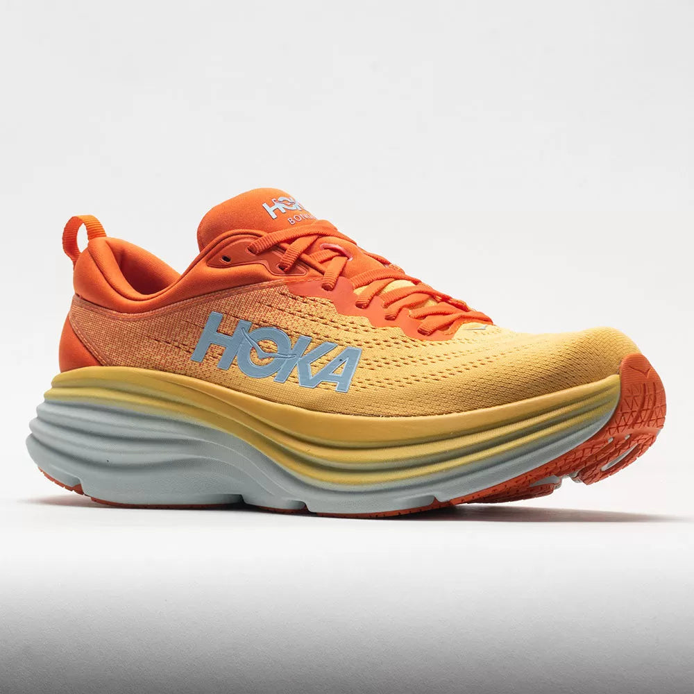 Hoka Bondi 8 Men's Puffin's Bill/Amber Yellow