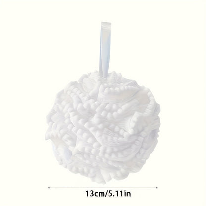 8pcs Set Of Gentle Exfoliating Bath Sponge To Enhance Your Bathing Effect: Luxurious, Large Bubble Bath Ball - Super Soft, Cute, Dual-use, Ultimate Care