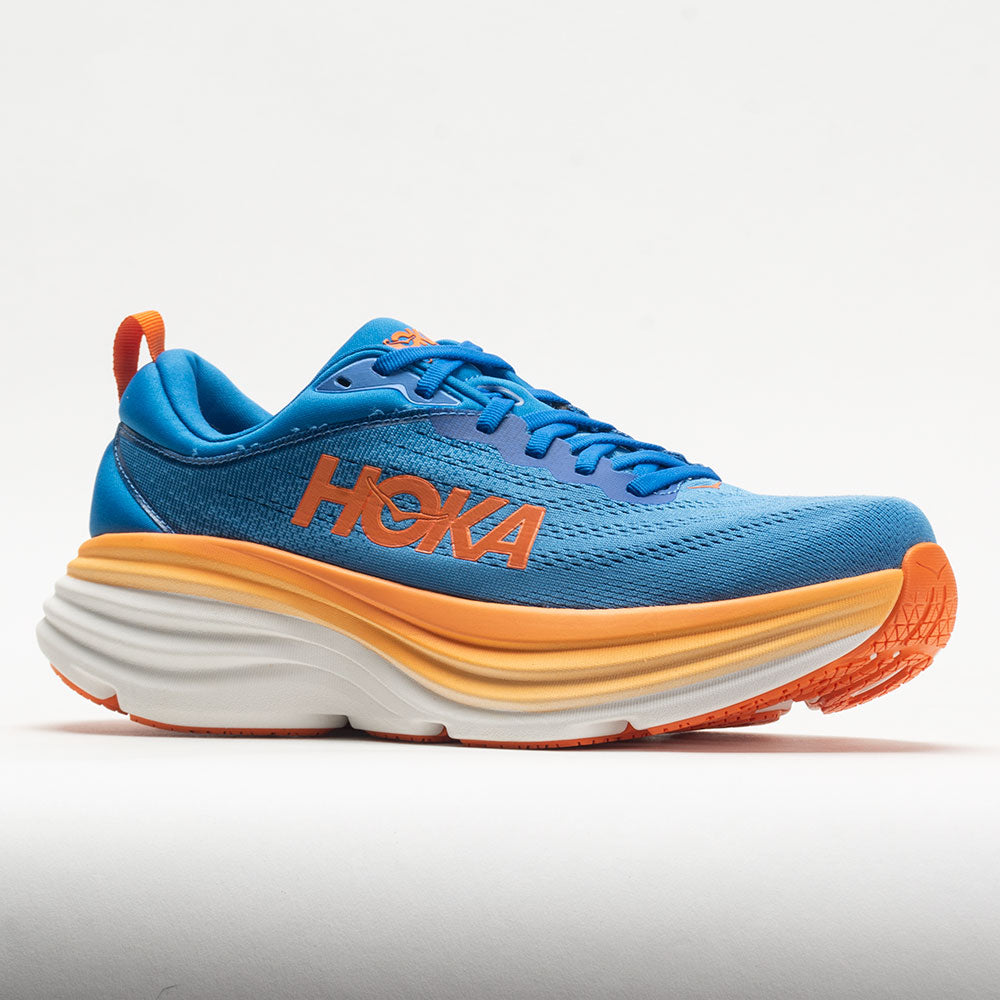 Hoka Bondi 8 Men's Coastal Sky/Vibrant Orange