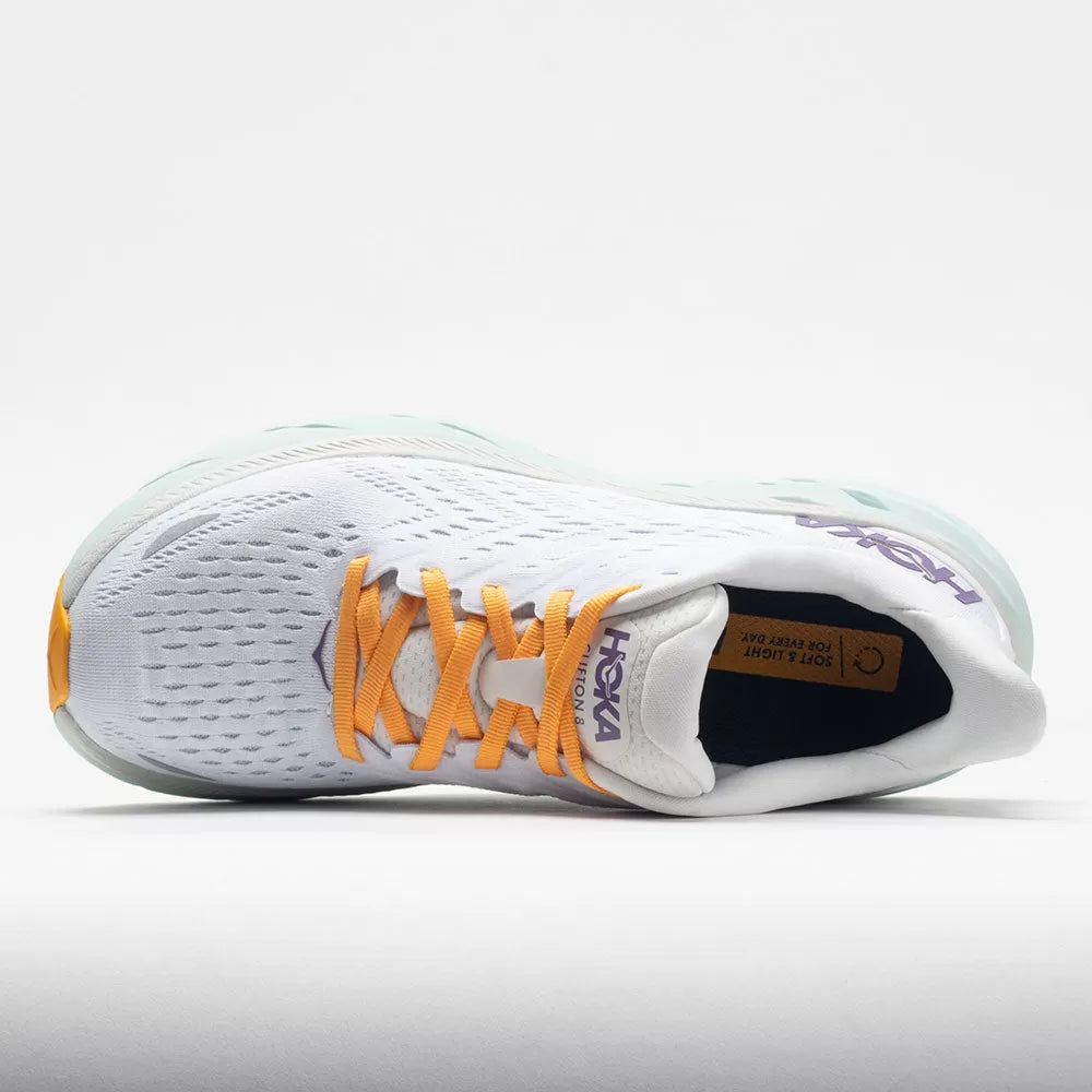 Hoka Clifton 8 Women's Blanc de Blanc/White