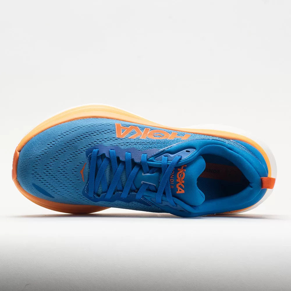 Hoka Bondi 8 Men's Coastal Sky/Vibrant Orange