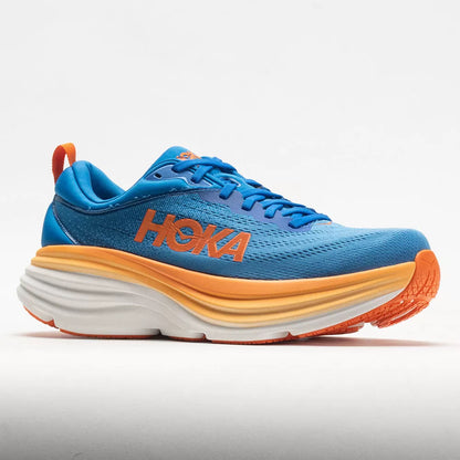 Hoka Bondi 8 Men's Coastal Sky/Vibrant Orange