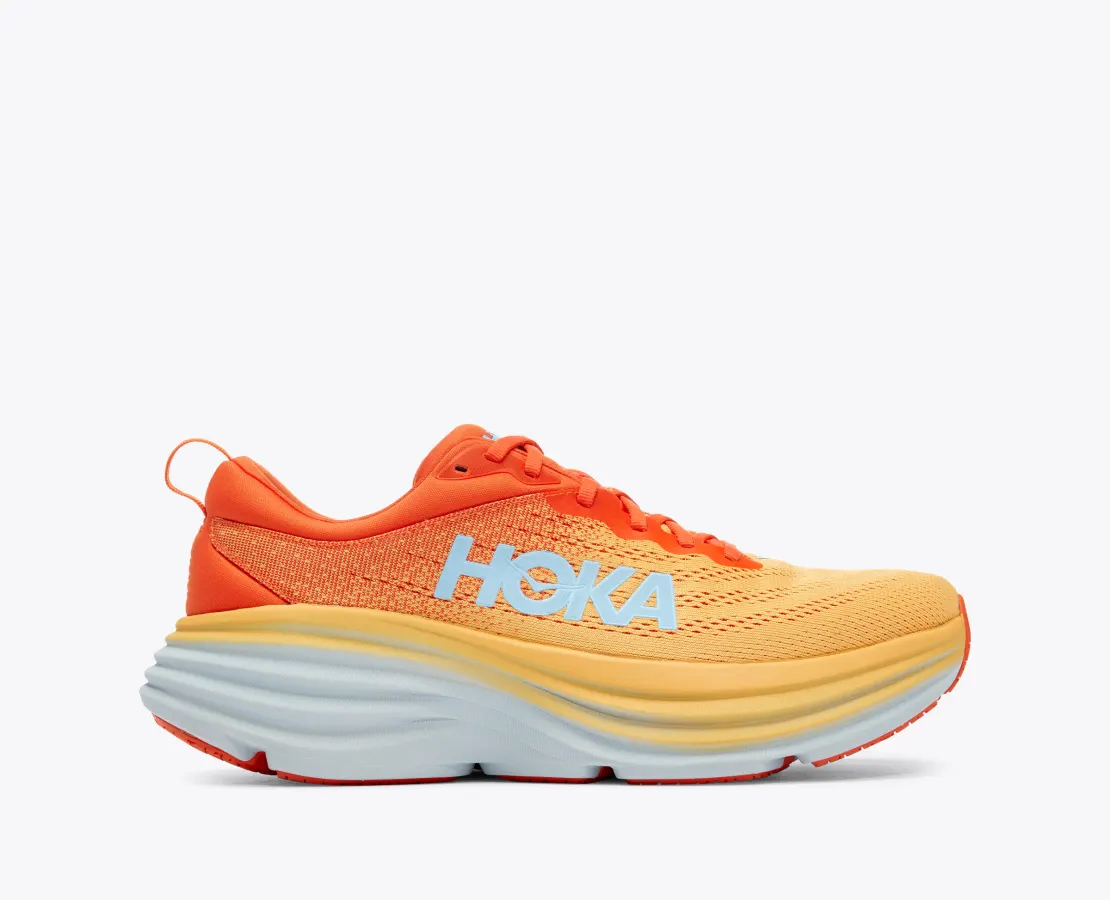 Hoka Bondi 8 Men's Puffin's Bill/Amber Yellow
