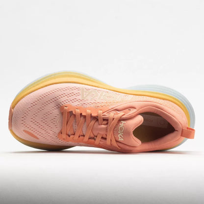 Hoka Bondi 8 Women's Shell Coral/Peach Parfait