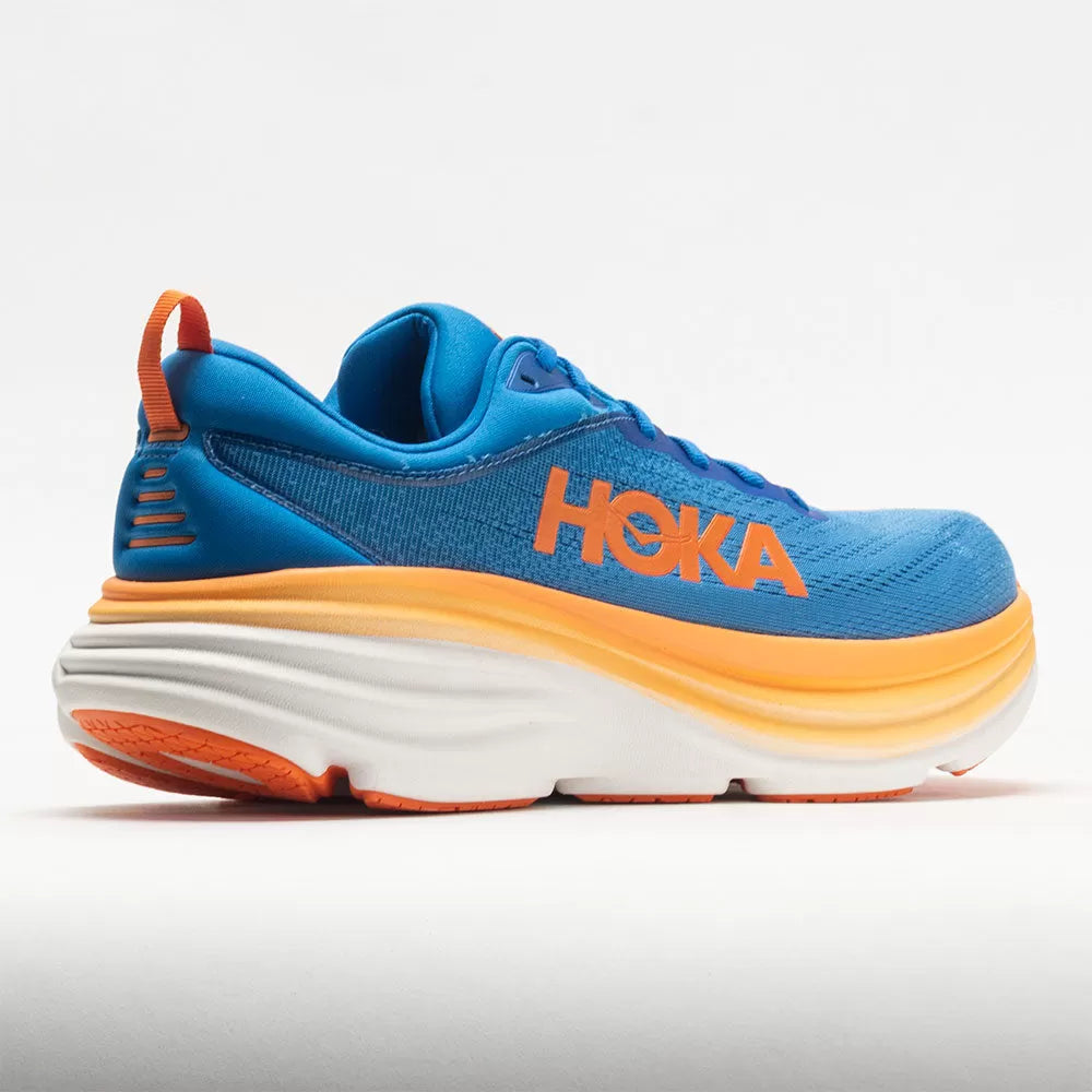 Hoka Bondi 8 Men's Coastal Sky/Vibrant Orange