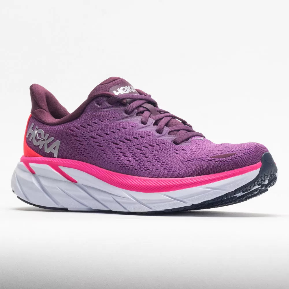 Hoka Clifton 8 Women's Grape Wine/Beautyberry